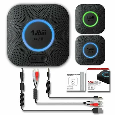 Kaufen 1Mii B06 Plus Bluetooth Hifi Audio Adapter Aux 3,5 Mm Klinke Chinch Empfänger DE • 39.26€