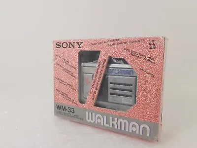 Kaufen Sony Walkman WM-33 Cassette Player. FUNKTIONIERT. Neue RIEMEN  • 199€