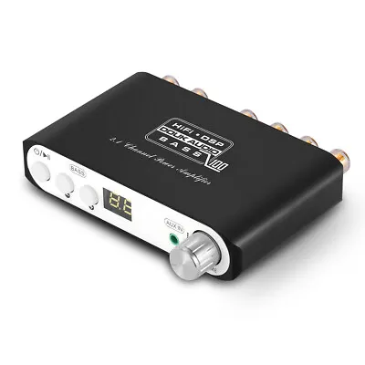 Kaufen HiFi 2.1 Kanal Leistungsverstärker Mini Bluetooth Stereo Amplifier Subwoofer Amp • 49.99€