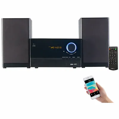 Kaufen Auvisio Micro-Stereoanlage, CD-Player, Radio, MP3-Player, Bluetooth, 60 Watt • 73.99€