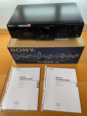 Kaufen Sony Stereo Cassette Deck Tapedeck TC-RE340 Kassettendeck Top Zustand OVP Defekt • 7.45€