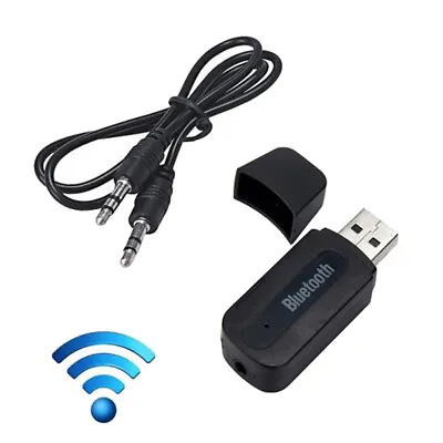 Kaufen 3.5mm Jack Usb Bluetooth Aux Wireless Car Audio Receiver A2DP Music Recei .GN • 2.01€