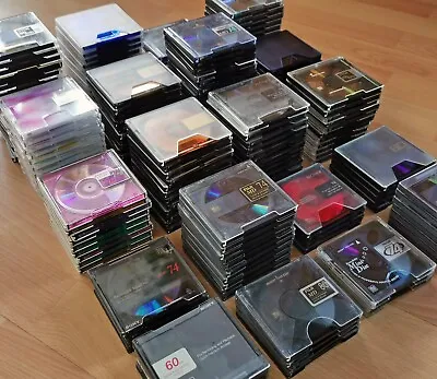 Kaufen 15 Gebrauchte MiniDisc Von MAXELL, SONY Und TDK (blanc Disc Im Case) • 1€