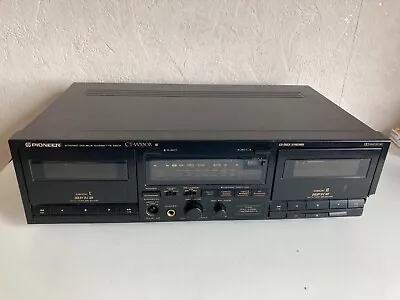 Kaufen Pioneer CT-530R Stereo Cassette Deck - Kassettendeck - Tapedeck - Schwarz • 8.71€