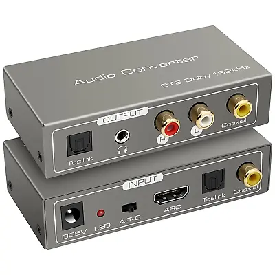 Kaufen HDMI ARC Adapter Digital Analog Wandler HDMI ARC Audio Extractor Koaxial Optical • 36.07€