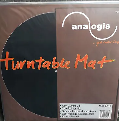 Kaufen Analogis »Mat One« – Plattentellerauflage Gummi-/Korkgemisch · Art&Voice Tipp • 28.95€