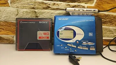 Kaufen Sharp Md-sr70 Md Portable Recorder + Sony Hi-md 1gb • 68€