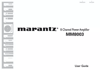 Kaufen Bedienungsanleitung-Operating Instructions Für Marantz MM 8003  • 9.50€