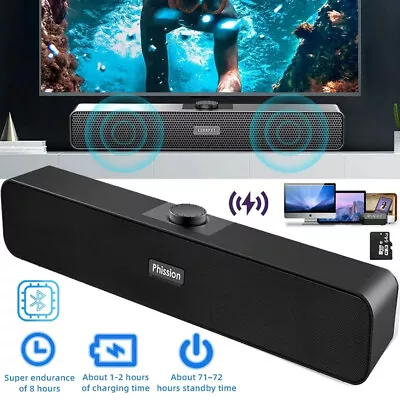 Kaufen Bluetooth 5.0 PC Lautsprecher Stereo Bass Speaker HiFi Stereo Multimedia Boxen • 17.99€