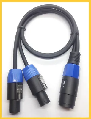 Kaufen Y-Kabel Verteiler 1 X Buchse/Kupplung Auf 2 X Kompatible Speaker Stecker 60 Cm • 15.95€