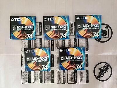 Kaufen 5× Minidisc TDK  MD-RXG 74 OVP Neu !  • 45€