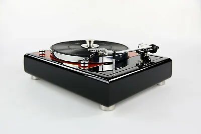 Kaufen Restaurierter Thorens TD 150 MKII Plattenspieler Turntable Black Orange Metallic • 1,270€