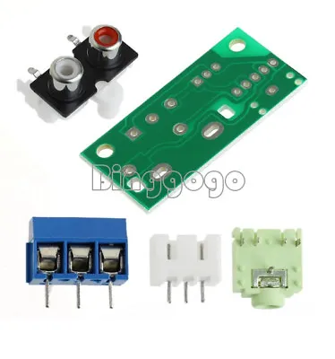 Kaufen Audio Switch Board RCA 3.5mm Socket Input Block Stable 5V For Amplifier DIY • 1.19€