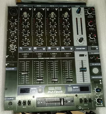 Kaufen DJ-Tech DDM3000 4/8 Kanal Stereo FX Mixer / Audio Mischpult  • 133€
