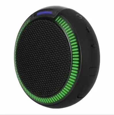 Kaufen Xqisit Portable Wireless LED Bluetooth HD Sound Lautsprecher Street Party S-schwarz • 22.07€