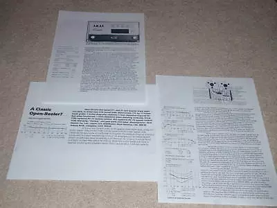 Kaufen Akai GX-625 Offen Rolle Review, 1981, 3 Seiten, Voll Test • 8.88€