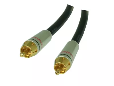 Kaufen 1,8m Digital Koaxial Audio Kabel Subwoofer Kabel 4 Fach-Abschirmung (HCPW-1.8) • 15.90€