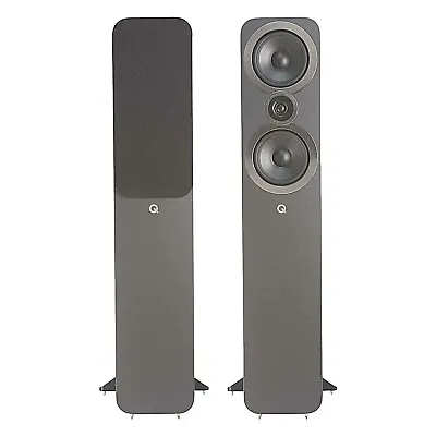 Kaufen Q Acoustics Q 3050i Boden Stehend Turm Lautsprecher Paar Kino HiFi Graphitgrau • 607.72€