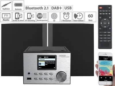 Kaufen Auvisio IRS-500.mini Micro-Stereoanlage Mit Webradio, DAB+, FM, CD, Bluetooth, • 151.98€