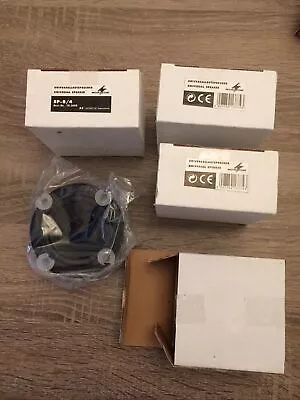 Kaufen 4 Stück Monacor 9cm 90mm Breitbänder Tieftöner Boxen Lautsprecher SP-8/4 • 27€
