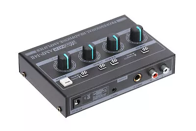 Kaufen Mini 4-Kanal Mono/Stereo Kopfhörer Monitoring Verstärker Tragbarer Audio Mixer • 39.26€