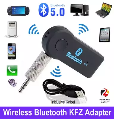 Kaufen Bluetooth Adapter Empfänger Receiver USB Transmitter KFZ TV PC AUX Audio 5.0✅NEU • 6.90€