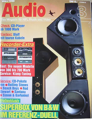 Kaufen Audio 3/90 Kenwood L-1000 C/ L-1000 M, ATL Transfer, B & W Matrix 800, Aiwa AD-R • 11€