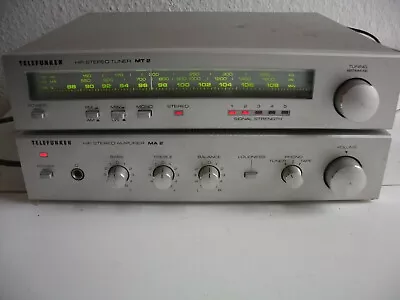 Kaufen Telefunken Mini Stereo Anlage Verstärker MA 2 Und Tuner MT 2 Jahr 1982 Getestet • 60€
