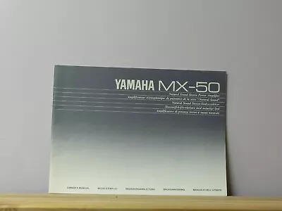 Kaufen Yamaha MX-50  Bedienungsanleitung • 15.90€