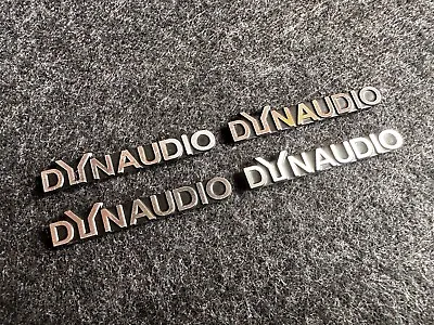 Kaufen 4 X Dynaudio Lautsprecher Aufkleber Sticker Audio - Aluminium Emblem • 6.90€