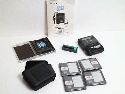 Kaufen Sony MD Walkman MZ-R2  Mini Disc Recorder Mit 6 Kassetten Disc - Beatles - Sampl • 250€