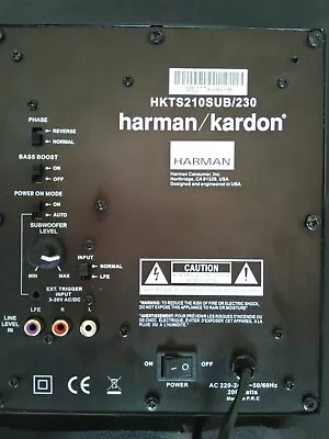 Kaufen Reparaturservice Elektronik HKTS210 / 220 Subwoofer Harman Kardon Keine Funktion • 99€