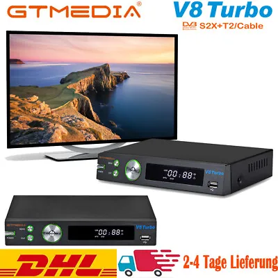 Kaufen Sat Receiver DVB-S2/S2X/T2/C Combo Tuner Digital TV Receiver WLAN PVR Media Box • 42.99€