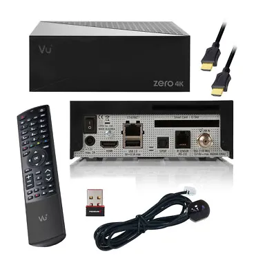 Kaufen VU+ Zero 4K Sat-Receiver DVB-S2X Multistream Zero4K Inkl.Wifi Stick USB Hub HDMI • 149€