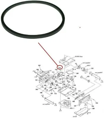 Kaufen Mini Disc Loading Drive Rubber Belt For Sony MD MiniDisc Wiki Player • 10€