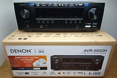 Kaufen Denon AVR-S650 5.2-Kanal AV-Receiver Alexa Kompatibel, Bluetooth, HEOS Multiroom • 349€