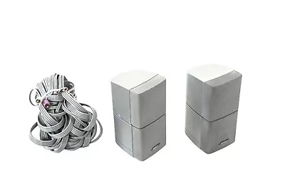 Kaufen ✅2x Bose Acoustimass Lifestyle Doppelcubes Series III Lautsprecher Boxen Silber✅ • 109.99€