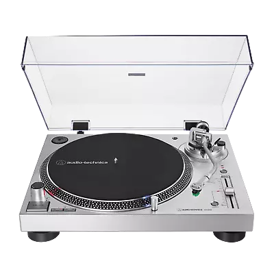 Kaufen Audio Technica AT-LP120X Silber Direktantrieb Plattenspieler Schallplattenspieler Musik Sound • 282.66€