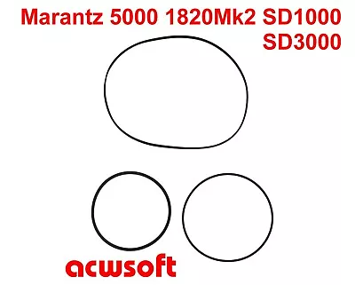 Kaufen  Riemen Belts F. Marantz 5000 1810 1820 1820Mk2 SD1000 SD1010 SD3000 SD3020 4025 • 11.65€