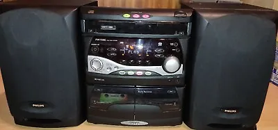 Kaufen HiFi Mini Kompaktanlage PHILIPS FW-730C Kassette 1 +Radio Ok , CD Changer Defekt • 33€