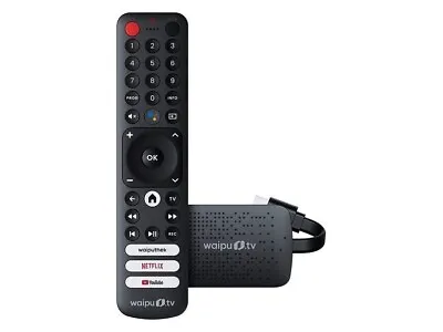 Kaufen Waipu.tv 4K Stick Fernbedienung Schnellwahltasten Fernsehen TV WLAN HDMI 4K HDR✅ • 56.85€