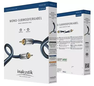 Kaufen Inakustik Premium II Mono Subwooferkabel RCA Cinch 5m  Neu In OVP • 37.90€