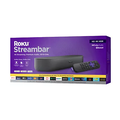 Kaufen ROKU Streambar™ Media Player 512 MB, Schwarz • 79€