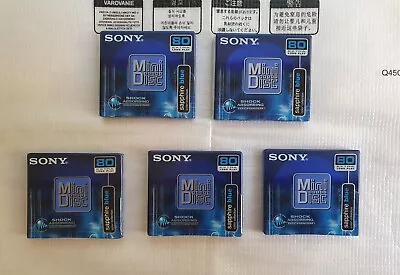 Kaufen Sony MD 80 COLOR COLLECTION SAPPHIRE BLUE 80 Min. Mini Disc  OVP Neu ! Minidisc  • 44€