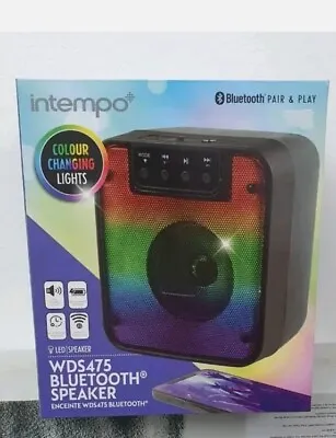 Kaufen Kabelloser Bluetooth 5.1 Lautsprecher Tragbar Intempo Farbwechsel LED Party • 29.15€