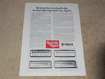 Kaufen Yamaha CR-2020, CR-1020, 820,620 Empfänger Ad, 1 Pg , Artikel, 1977 • 7.78€