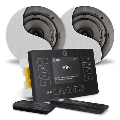 Kaufen Q Acoustics E120 Schwarz Bluetooth HiFi-System - 2 X Qi65CB Deckenlautsprecher • 357.57€