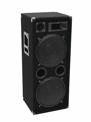 Kaufen DX2222 PA Party DJ Disco Lautsprecher Boxen 1000 Watt 3 Wege 2 X 30 Cm Bass  • 189€