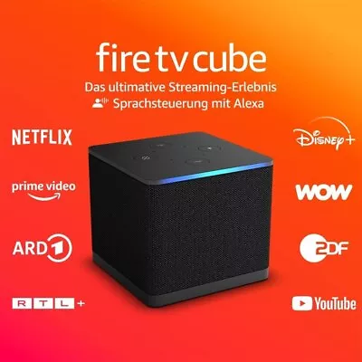 Kaufen Amazon Fire TV Cube 4K Ultra HD Streaming-Mediaplayer Mit Sprachsteuerung Wifi 6 • 149.99€