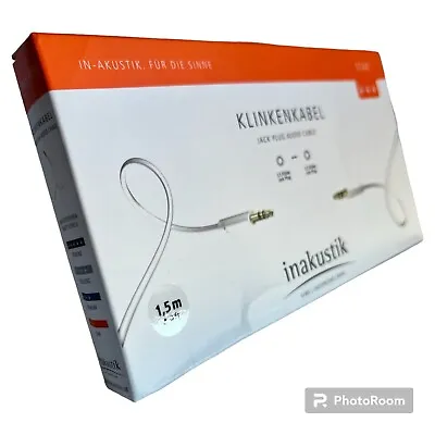 Kaufen Klinkenstecker Klinkenkabel INAKUSTIK Star IPOD/MP3 AUDIOKABEL 3,5 KLINKE 1,5m • 6.99€